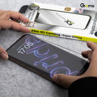 Gizmo Film 3D Corning Full Glass Clear Corning Gorilla จาก USA ฟิล์มกระจกเต็มจอแบบใส iPhone 16/16+/16Pro/16Pro max รับประกัน 365 วัน