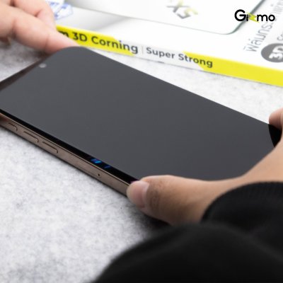 Gizmo Film 3D Corning Full Glass Privacy Corning Gorilla จาก USA ฟิล์มกระจกกันมอง แบบเต็มจอ iPhone 16/16+/16Pro/16Pro max รับประกัน 365 วัน