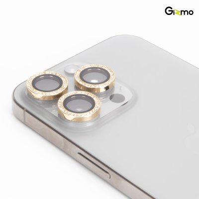 Gizmo ฟิล์มเลนส์ขอบอลูเพชร Diamond Aluminum Lens for 15 P /15 PM สี เงิน,ทอง,รุ้ง GL-003