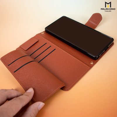 HANA Harvard Diary Case เคสฝาพับมีช่องใส่บัตร Samsung สำหรับซัมซุง S25 Ultra