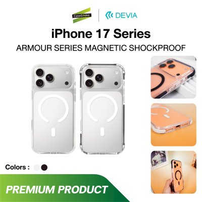 เคสใส Devia Armour Series Magnetic Shockproof iPhone 17 Pro Max