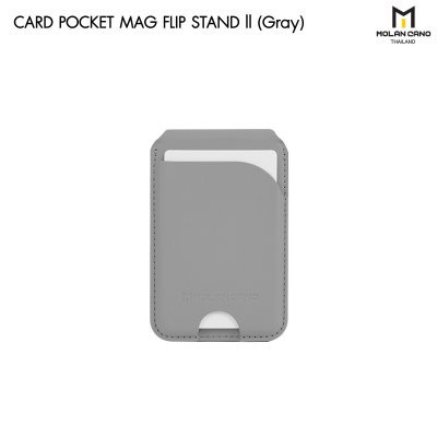 Molan Cano Card Pocket Magsafe Flip Stand II ขาตั้งพร้อมช่องเก็บบัตร แบบแม่เหล็กติดหลังโทรศัพท์