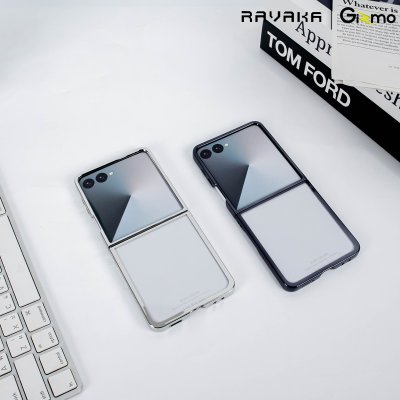 RAVAKA Flip 7 Eve Series เคสใสป้องกันรอยขีดข่วน ดีไซน์เรียบหรู
