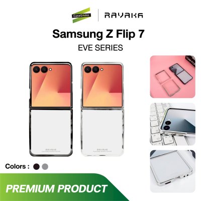 RAVAKA Flip 7 Eve Series เคสใสป้องกันรอยขีดข่วน ดีไซน์เรียบหรู