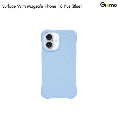 Kaono Surface waves with magsafe เคสซิลิโคน เคสชาร์จได้ กันกระแทก สำหรับ iPhone 16