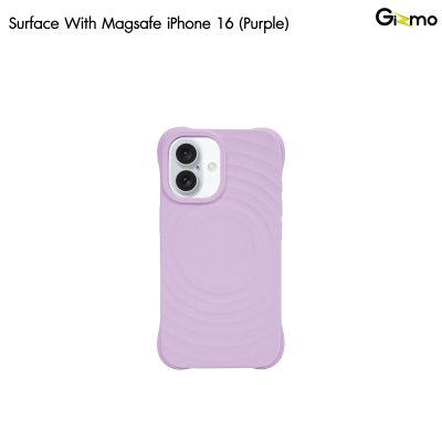 Kaono Surface waves with magsafe เคสซิลิโคน เคสชาร์จได้ กันกระแทก สำหรับ iPhone 16