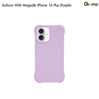 Kaono Surface waves with magsafe เคสซิลิโคน เคสชาร์จได้ กันกระแทก สำหรับ iPhone 16