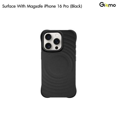 Kaono Surface waves with magsafe เคสซิลิโคน เคสชาร์จได้ กันกระแทก สำหรับ iPhone 16