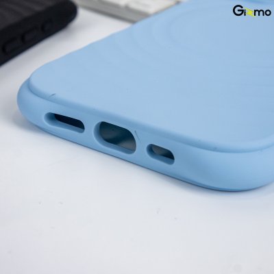 Kaono Surface waves with magsafe เคสซิลิโคน เคสชาร์จได้ กันกระแทก สำหรับ iPhone 16