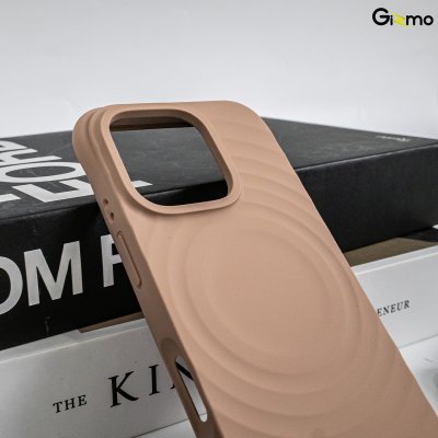 Kaono Surface waves with magsafe เคสซิลิโคน เคสชาร์จได้ กันกระแทก สำหรับ iPhone 16