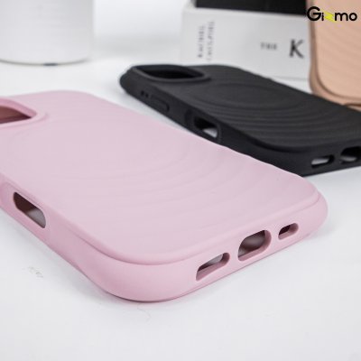 Kaono Surface waves with magsafe เคสซิลิโคน เคสชาร์จได้ กันกระแทก สำหรับ iPhone 16