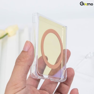 Gizmo Defense Hologram เคสใส Z Flip7 สีรุ้ง Magsafe