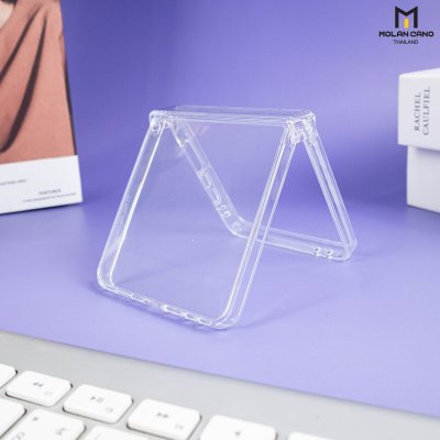 Molan Cano for Samsung Z Flip7 Crystal Clear เคสใสกันกระแทก กันรอยขีดข่วน ซัมซุง