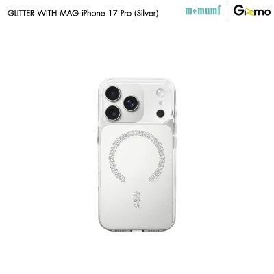 เคสใส Memumi Glitter with Magsafe iPhone 17