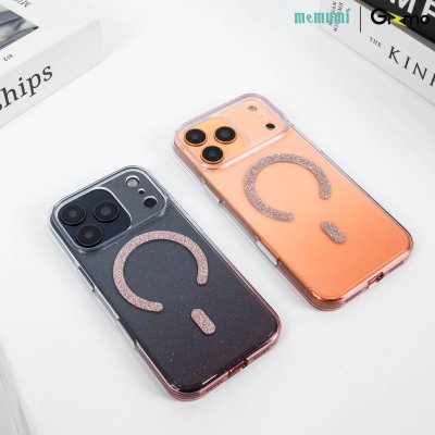 เคสใส Memumi Glitter with Magsafe iPhone 17