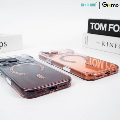 เคสใส Memumi Glitter with Magsafe iPhone 17