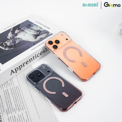 เคสใส Memumi Glitter with Magsafe iPhone 17