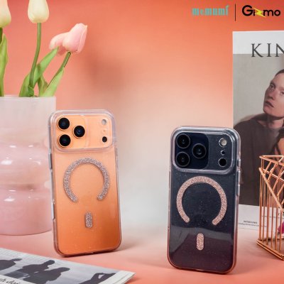 เคสใส Memumi Glitter with Magsafe iPhone 17