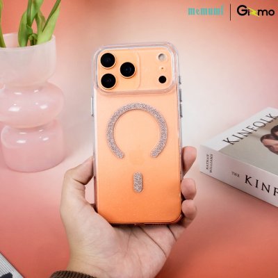 เคสใส Memumi Glitter with Magsafe iPhone 17