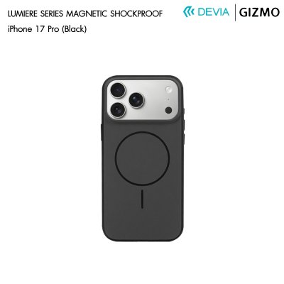เคส Devia Lumiere Series Magnetic Shockproof iPhone 17 (Black)