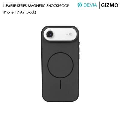 เคส Devia Lumiere Series Magnetic Shockproof iPhone 17 (Black)