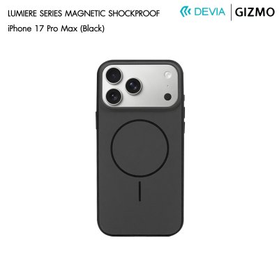 เคส Devia Lumiere Series Magnetic Shockproof iPhone 17 (Black)