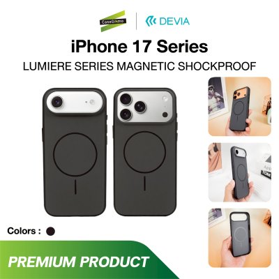 เคส Devia Lumiere Series Magnetic Shockproof iPhone 17 (Black)