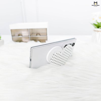 Molan Cano(HC074) Griptok Magnetic Dot Big Heart กริ๊ปต๊อกแม่เหล็กรูปหัวใจใหญ่ลายจุด