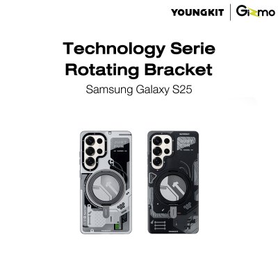 เคส S25 Ultra ขาตั้งหมุน 360 MagSafe ลาย Cyberpunk