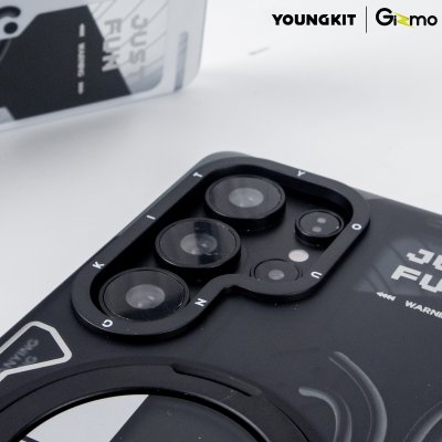 เคส S25 Ultra ขาตั้งหมุน 360 MagSafe ลาย Cyberpunk