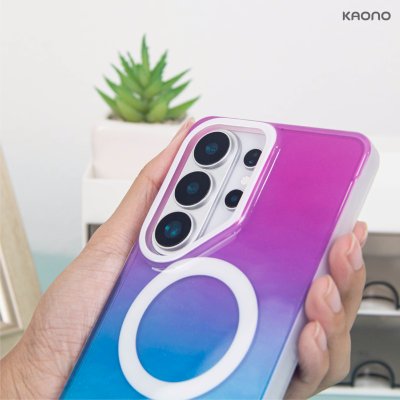 KAONO Case Gradient Glitter Magsafe  ไล่เฉดสีประกายกลิตเตอร์ S26 Ultra
