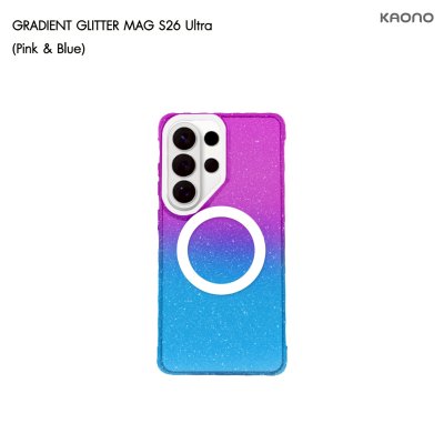 KAONO Case Gradient Glitter Magsafe  ไล่เฉดสีประกายกลิตเตอร์ S26 Ultra