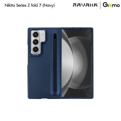 RAVAKA Nikita เคส Z Fold7 แถมปากกา S Pen มีขาตั้งโลหะ