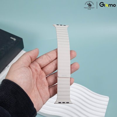 Polo Silicone+Magnetic Fitch Watchband สายนาฬิกาแอปเปิ้ลวอช 42/44/45/49mm