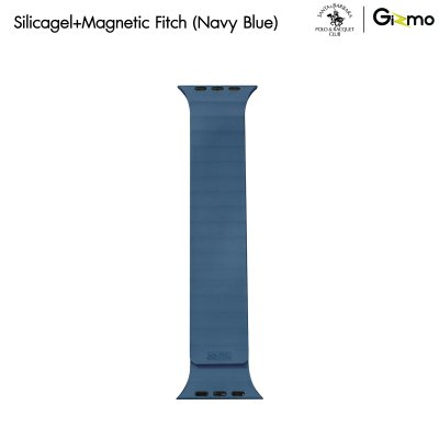 Polo Silicone+Magnetic Fitch Watchband สายนาฬิกาแอปเปิ้ลวอช 42/44/45/49mm