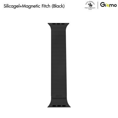 Polo Silicone+Magnetic Fitch Watchband สายนาฬิกาแอปเปิ้ลวอช 42/44/45/49mm