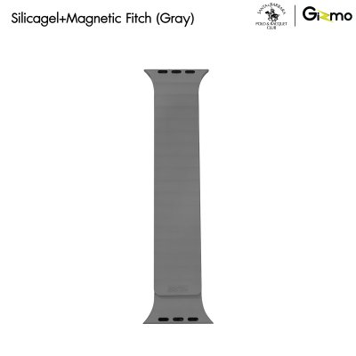 Polo Silicone+Magnetic Fitch Watchband สายนาฬิกาแอปเปิ้ลวอช 42/44/45/49mm