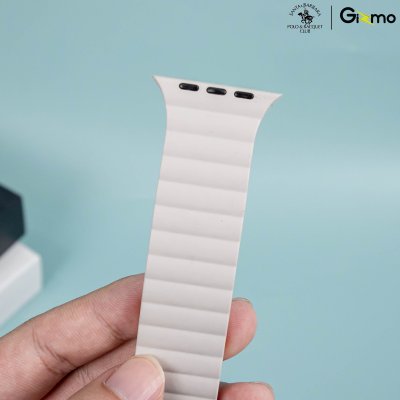 Polo Silicone+Magnetic Fitch Watchband สายนาฬิกาแอปเปิ้ลวอช 42/44/45/49mm