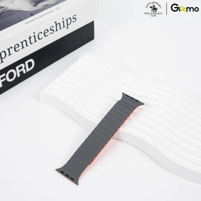 Polo Silicone+Magnetic Fitch Watchband สายนาฬิกาแอปเปิ้ลวอช 42/44/45/49mm