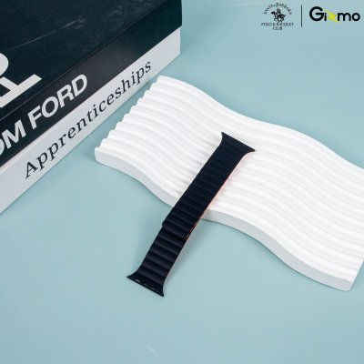 Polo Silicone+Magnetic Fitch Watchband สายนาฬิกาแอปเปิ้ลวอช 42/44/45/49mm