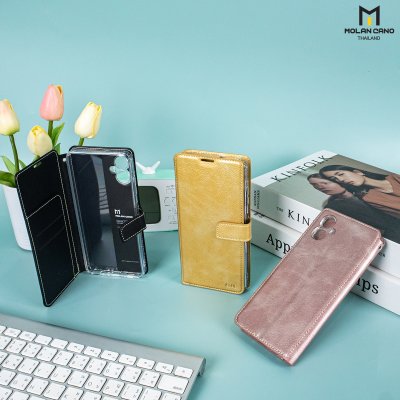Molan Cano Issue Diary Case เคสฝาพับมีช่องใส่บัตร Samsung สำหรับซัมซุง A06 4G/5G
