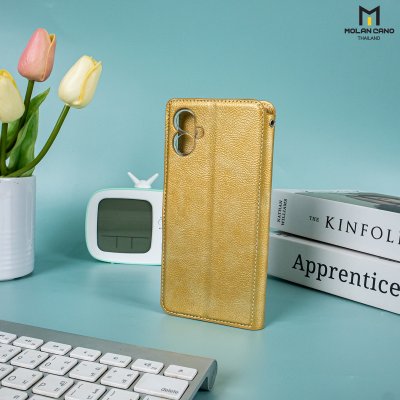 Molan Cano Issue Diary Case เคสฝาพับมีช่องใส่บัตร Samsung สำหรับซัมซุง A06 4G/5G