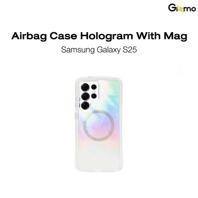 Kaono Airbag case hologram with magsafe เคสโฮโลแกรม ขอบใส กันกระแทก ซัมซุง Sumsung s25 Ultra