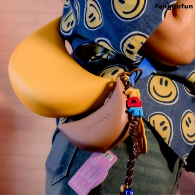 Fungoofun Banana Bag Charm F553 Mini พวงกุญแจกระเป๋าจิ๋วดีไซน์ทรงกล้วยสุดชิค