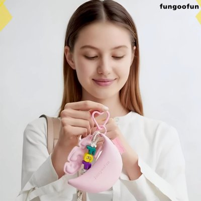 Fungoofun Banana Bag Charm F553 Mini พวงกุญแจกระเป๋าจิ๋วดีไซน์ทรงกล้วยสุดชิค