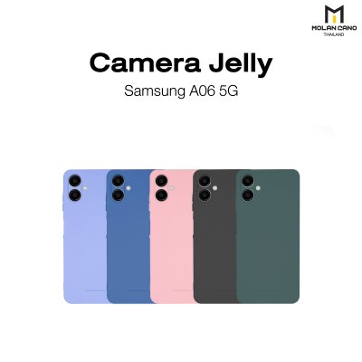 MOLAN Camera Jelly เคสนิ่มซิลิโคน สีสันสดใส สำหรับซัมซุง Samsung A06 5G