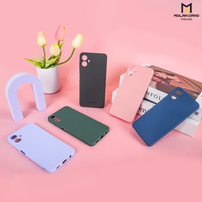 MOLAN Camera Jelly เคสนิ่มซิลิโคน สีสันสดใส สำหรับซัมซุง Samsung A06 5G