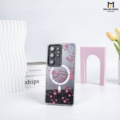 เคส Molan Cano S25 Ultra MagSafe ขอบใส สกรีนลาย