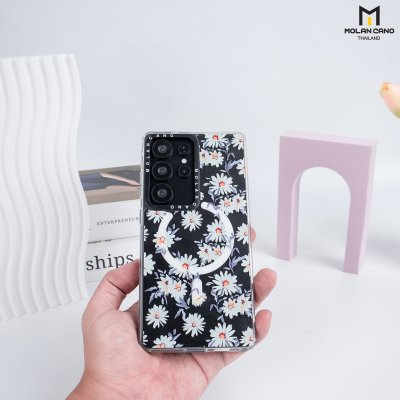 เคส Molan Cano S25 Ultra MagSafe ขอบใส สกรีนลาย