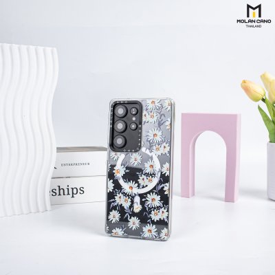 เคส Molan Cano S25 Ultra MagSafe ขอบใส สกรีนลาย